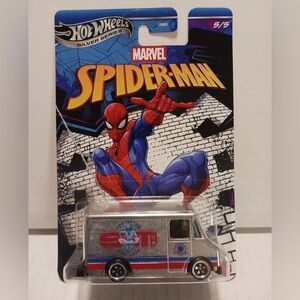 (CHASE) Hot Wheels 2025 Silver Series Marvel Spiderman Combat Medic 5/5